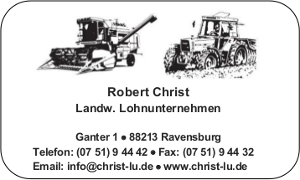 Logo Landwirtschaftliches Lohnunternehmen Robert Christ